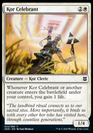 Kor Celebrant (Zendikar Rising) Trading Card