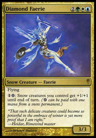 Diamond Faerie (Coldsnap) Trading Card