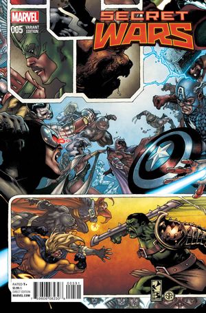 Secret Wars #5 (Bianchi Connecting Variant)