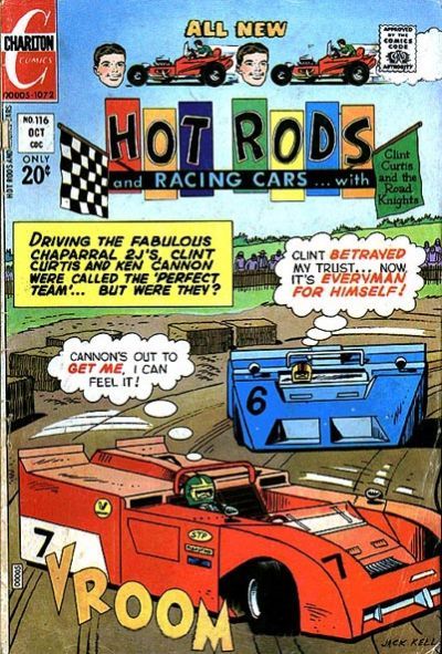 Hot Rods and Racing Cars #116 Comic