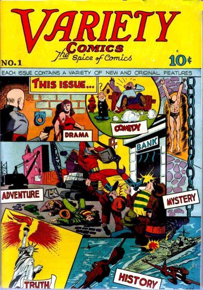 Variety Comics #1 Comic