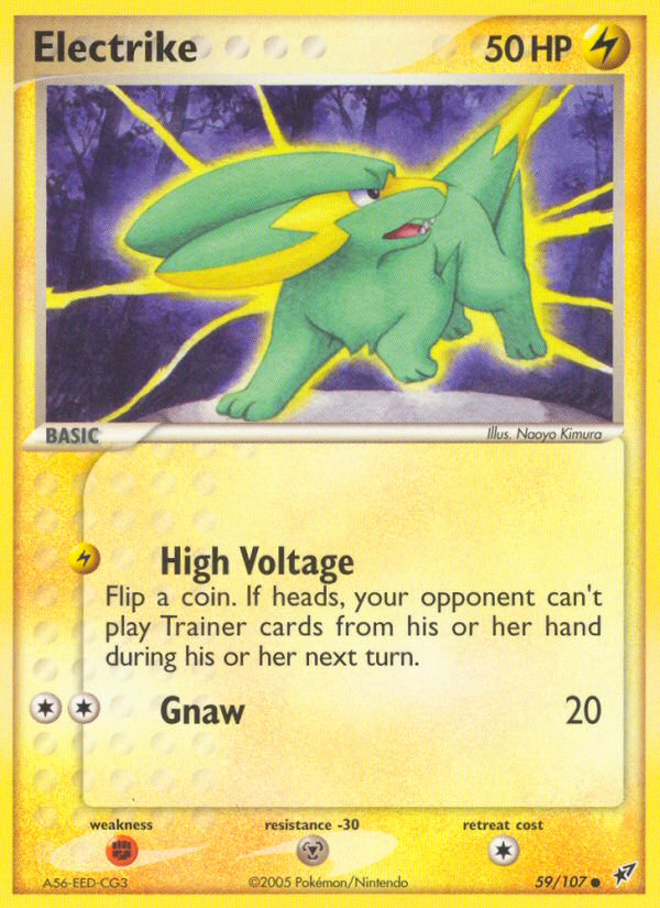 Electrike (59/107) - Deoxys Pokémon Card