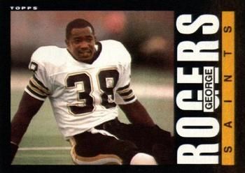 George Rogers 1985 Topps #107 Sports Card