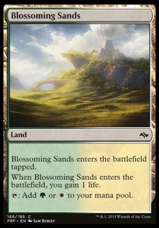 Blossoming Sands (Fate Reforged) Trading Card