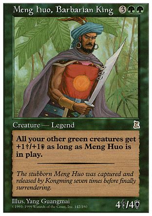 Meng Huo, Barbarian King (Portal Three Kingdoms) Trading Card