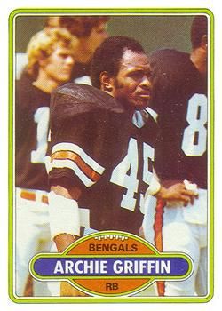 1980 Topps #457 Archie Griffin PSA 9 Graded Football Card Cincinnati Bengal  MINT