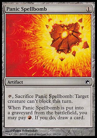 Panic Spellbomb (Scars of Mirrodin) Trading Card