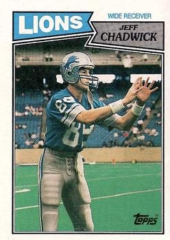 Jeff Chadwick 1987 Topps #321 Sports Card