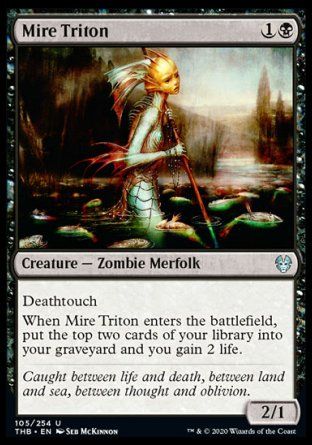 Mire Triton (Theros Beyond Death) Trading Card