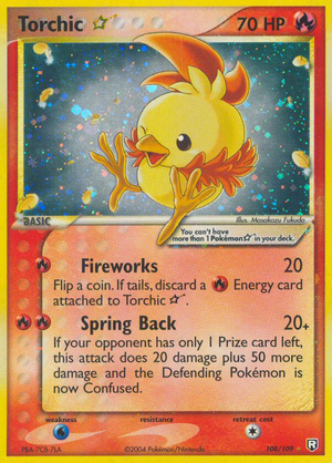 Torchic ★ Star (108/109) - Team Rocket Returns (Holo)