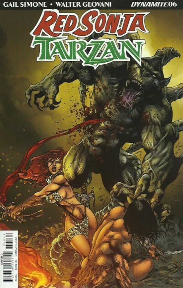 Red Sonja/Tarzan #6 (Cover D Castro)