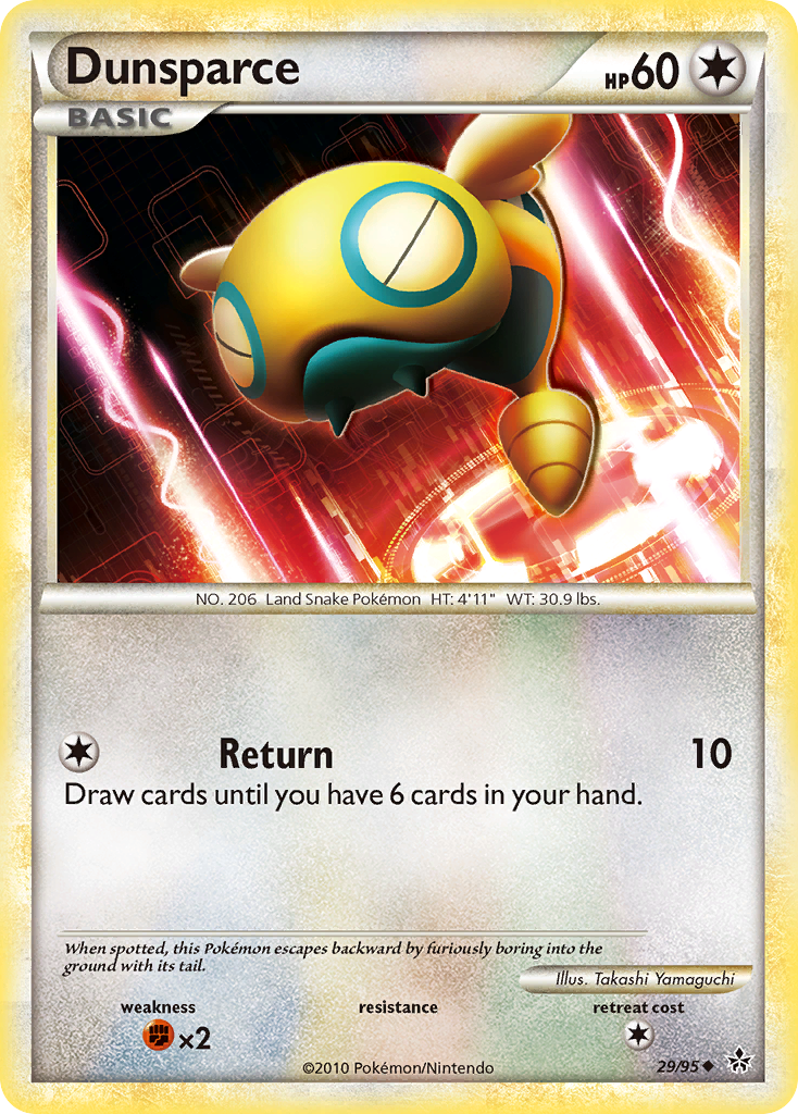 Dunsparce (29/95) - HS—Unleashed Pokémon Card