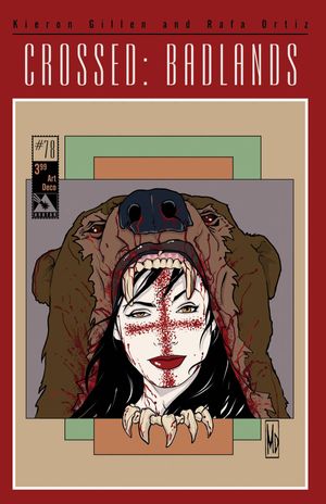 Crossed Badlands #78 (Art Deco Cover)