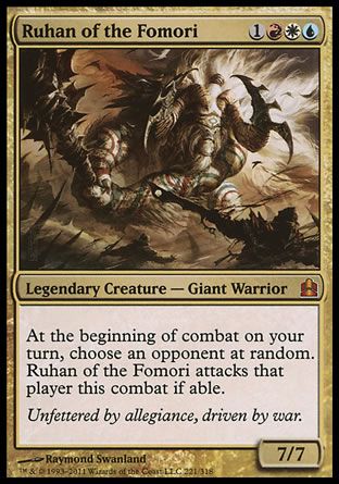 Ruhan of the Fomori (MTG Commander) Trading Card