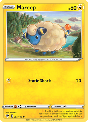 Mareep (55/189) - Darkness Ablaze