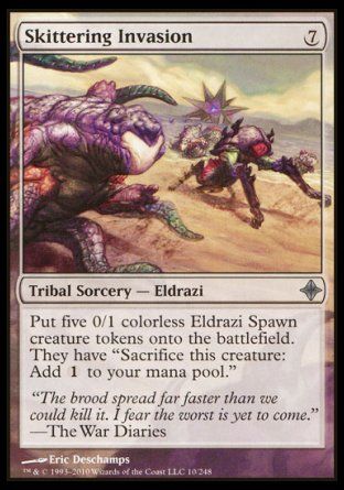 Skittering Invasion (Rise of the Eldrazi) Trading Card