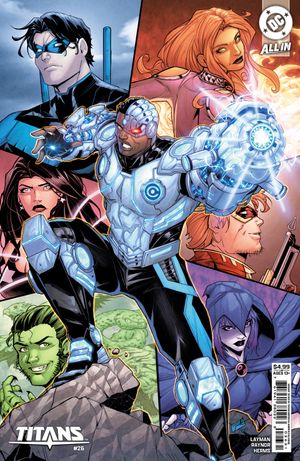 Titans #26 (Cvr C Travis Mercer Card Stock Variant)