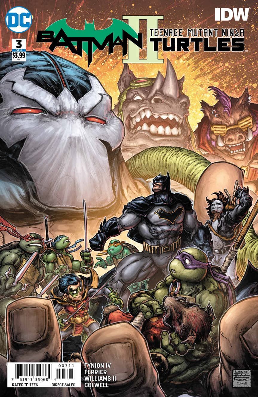 Batman/Teenage Mutant Ninja Turtles II #3 Comic
