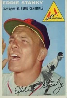 Eddie Stanky 1954 Topps #38 Sports Card