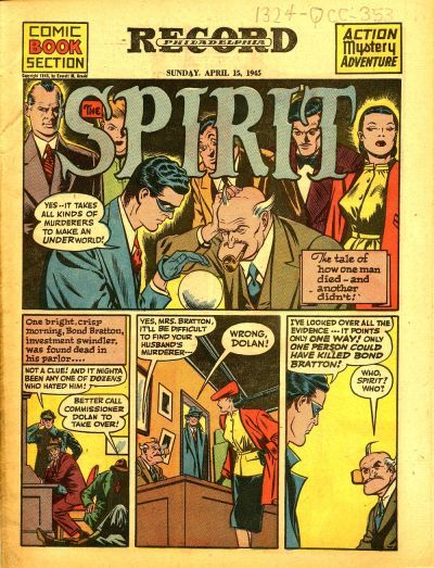 Spirit Section #4/15/1945 Comic