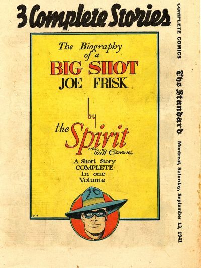 Spirit Section #9/14/1941 Comic