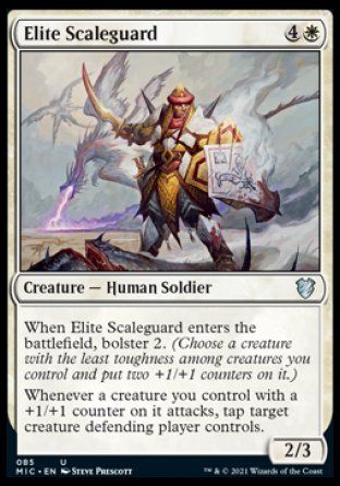 Elite Scaleguard (Innistrad Midnight Hunt Commander Decks) Trading Card