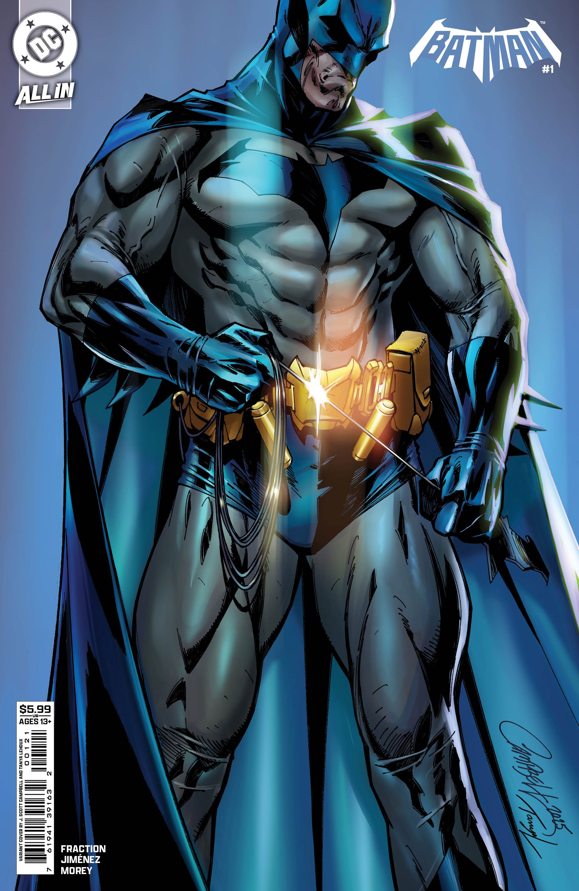 Batman #1 (Cvr D J Scott Campbell Card Stock Variant) Comic