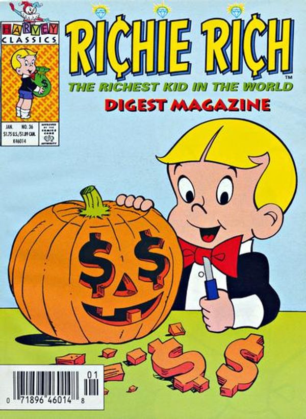 Richie Rich Digest Magazine #36