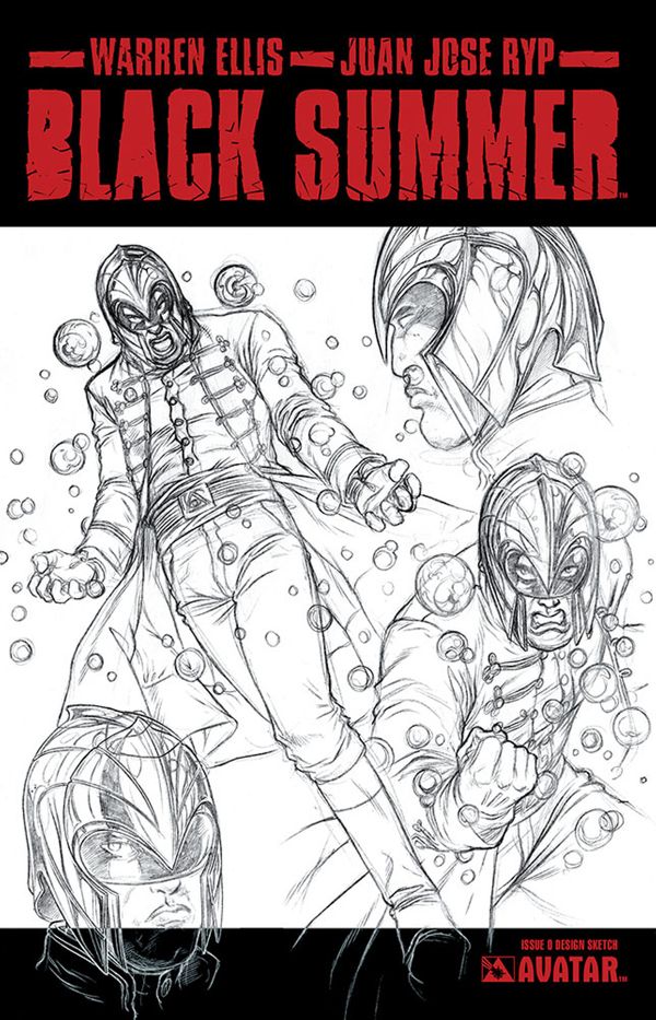 Black Summer #0 Design Sketch Variant