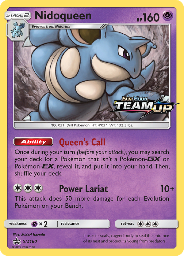 Nidoqueen (SM160) - SM Black Star Promos