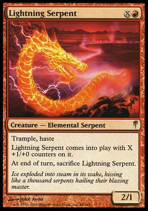 Lightning Serpent (Coldsnap)