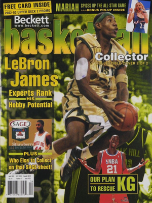 Beckett Basketball Collector #153 (Tan Jersey Variant)
