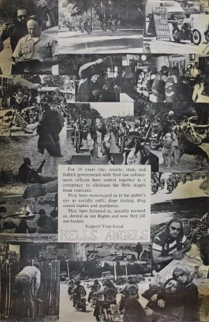 Support Your Local Hells Angels Poster