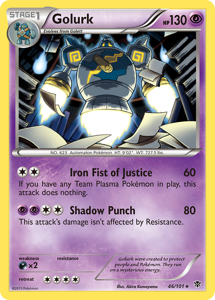 Golurk (46/101) - Plasma Blast Pokémon Card