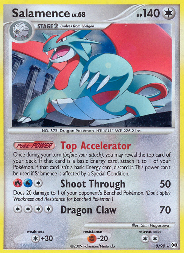 Salamence (8/99) - Arceus Pokémon Card