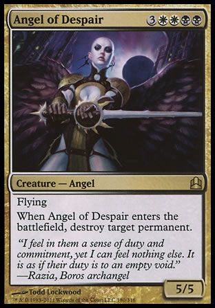 Angel of Despair (MTG Commander) Trading Card