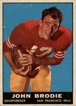 John Brodie 1961 Topps #59 Sports Card