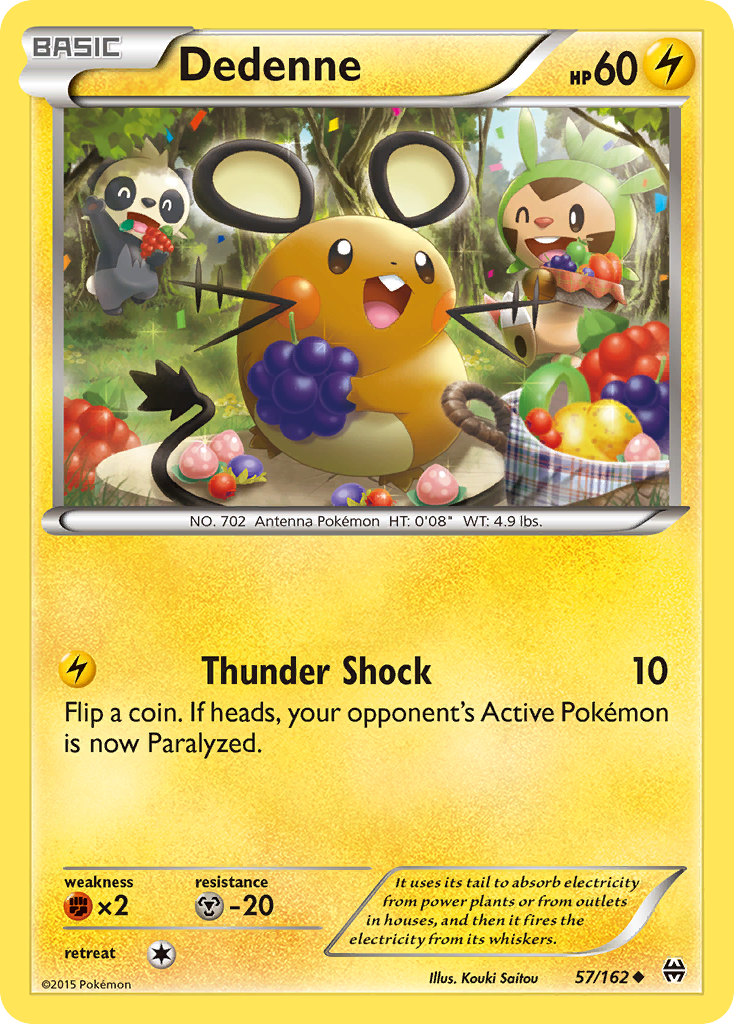 Dedenne (57/162) - BREAKthrough Pokémon Card