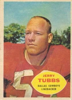 Jerry Tubbs 1960 Topps #38 Sports Card