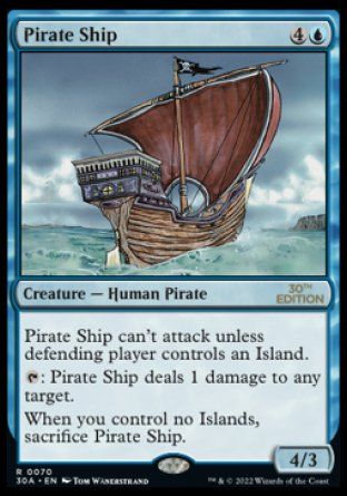 Pirate Ship (Magic 30th Anniversary Edition) Trading Card