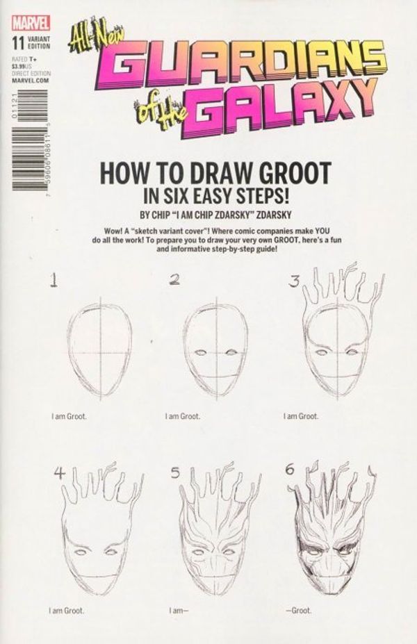 All-New Guardians of the Galaxy #11 (Zdarsky How To Draw Variant)