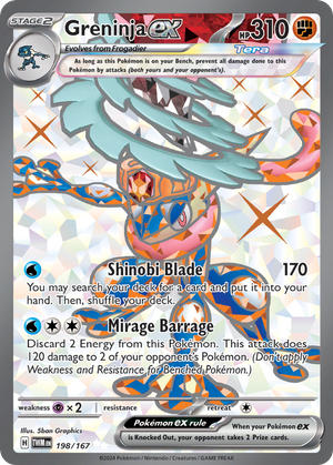 Greninja ex (198/167) - Twilight Masquerade