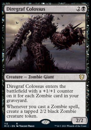 Diregraf Colossus (Innistrad Midnight Hunt Commander Decks) Trading Card