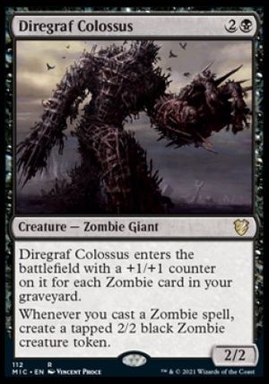 Diregraf Colossus (Innistrad Midnight Hunt Commander Decks)