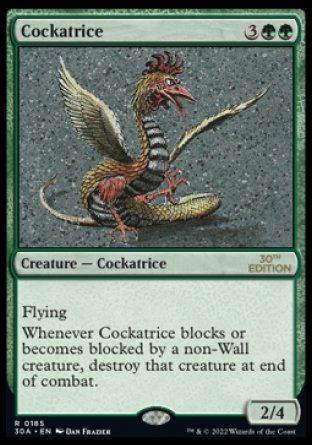 Cockatrice (Magic 30th Anniversary Edition) Trading Card