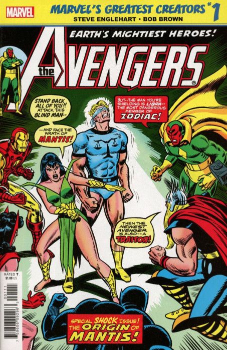 Marvel's Greatest Creators - Avengers: Origin Of Mantis #1 Comic