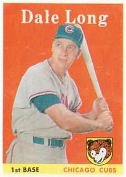 Dale Long 1958 Topps #7 Sports Card