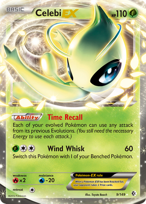 Celebi EX (9/149) - Boundaries Crossed