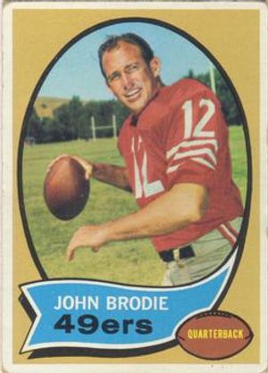 John Brodie 1970 Topps #130