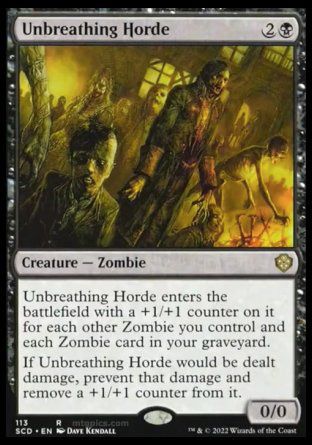 Unbreathing Horde (Starter Commander Decks) Trading Card